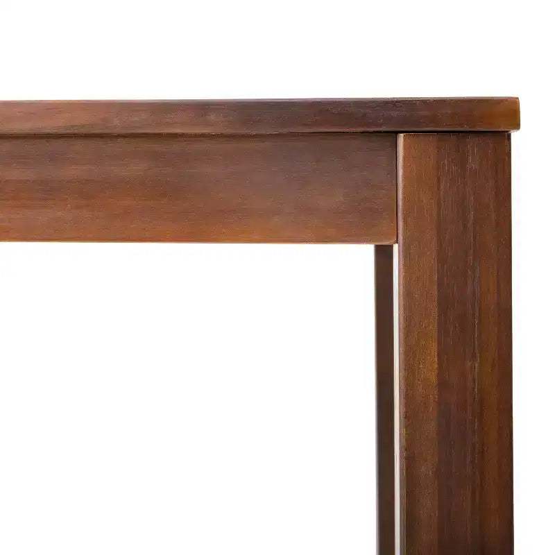 Ensemble de salle à manger GDFStudio Paoha 7 pièces en bois d'acacia avec design à lattes