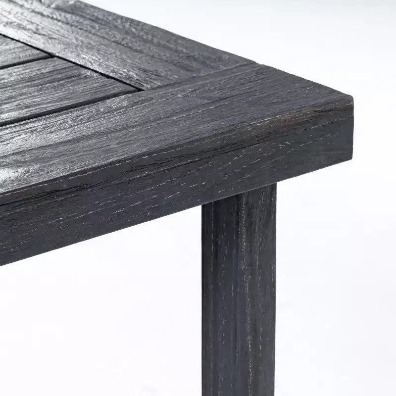 GDFStudio Broderick Ensemble de salle à manger d'extérieur 6 pièces en bois d'acacia avec banc et coussins