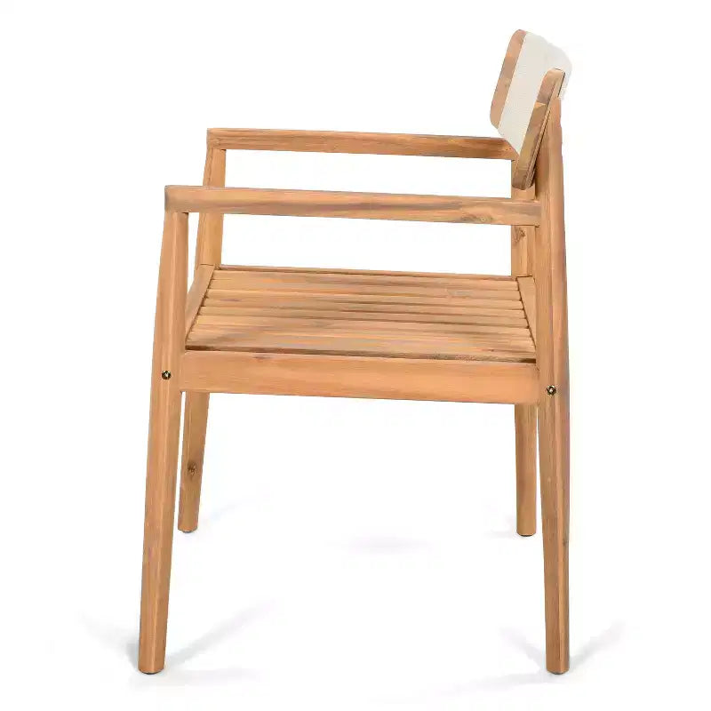 Christopher Knight Home Sett, ensemble de salle à manger d'extérieur rustique 5 pièces en bois d'acacia
