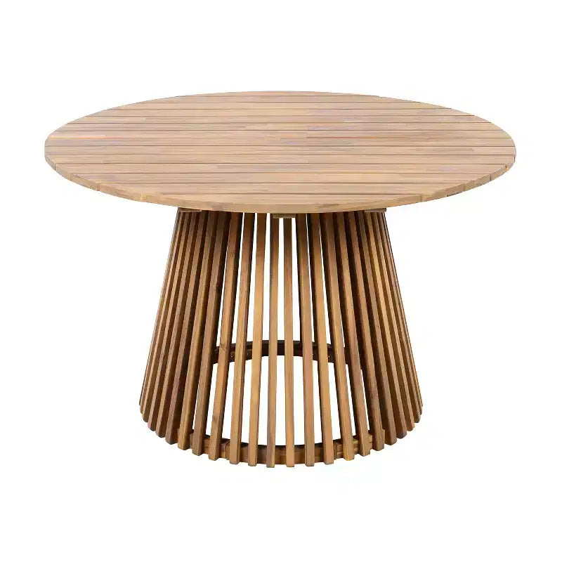Christopher Knight Home Sett, ensemble de salle à manger d'extérieur rustique 5 pièces en bois d'acacia