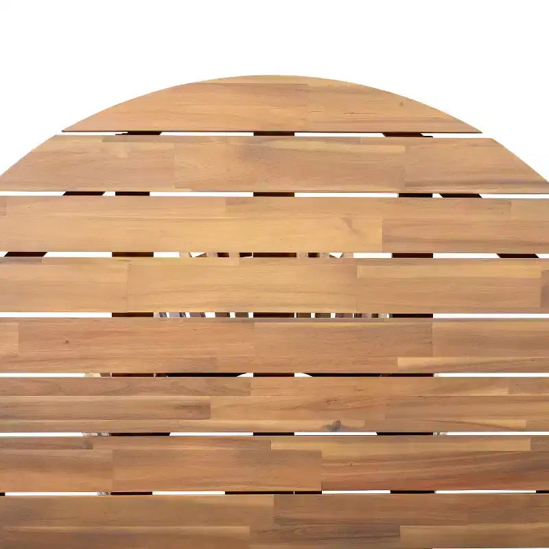 Christopher Knight Home Sett, ensemble de salle à manger d'extérieur rustique 5 pièces en bois d'acacia