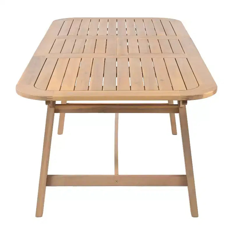 Ensemble de salle à manger d'extérieur Christopher Knight Home Olcott 7 pièces en bois d'acacia avec table extensible et fauteuils en corde tressée