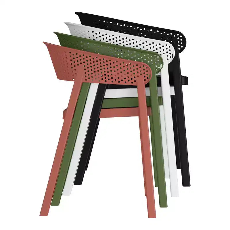 Ensemble de table à manger de patio WestinTrends Playa 3 pièces en métal, pour l'intérieur et l'extérieur, avec chaises de patio empilables