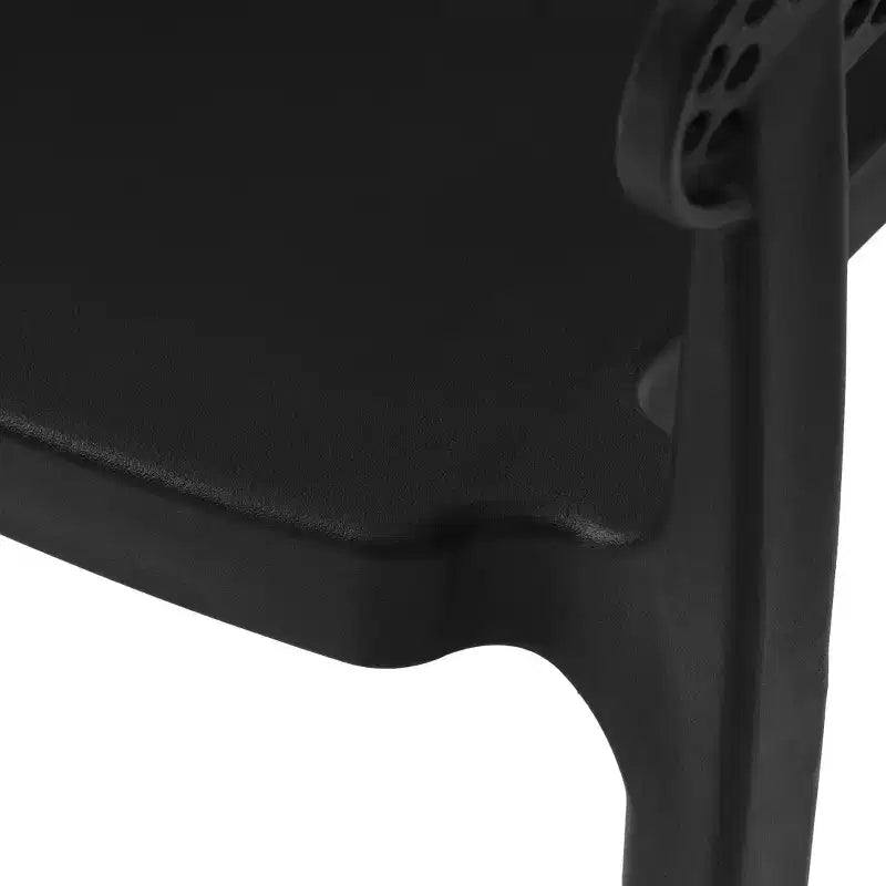 Ensemble de table à manger de patio WestinTrends Playa 3 pièces en métal, pour l'intérieur et l'extérieur, avec chaises de patio empilables
