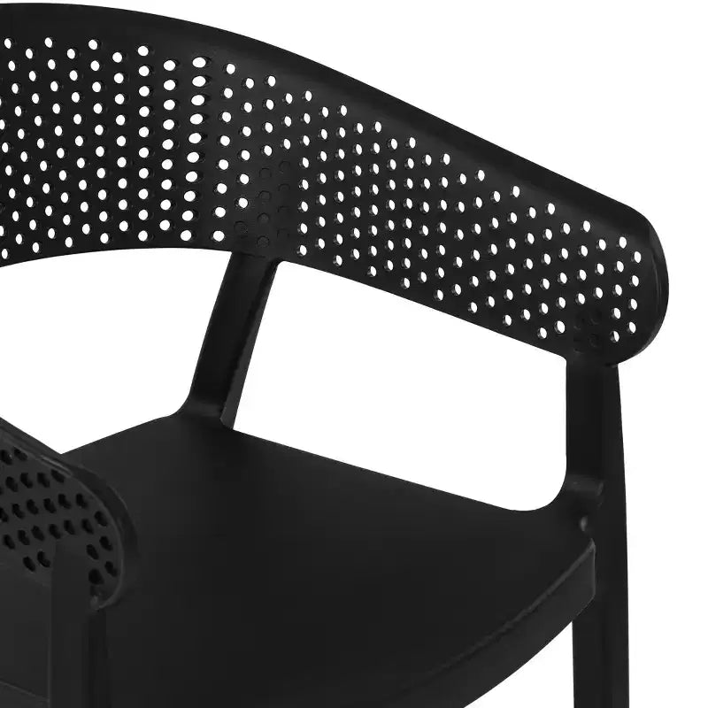 Ensemble de table à manger de patio WestinTrends Playa 3 pièces en métal, pour l'intérieur et l'extérieur, avec chaises de patio empilables