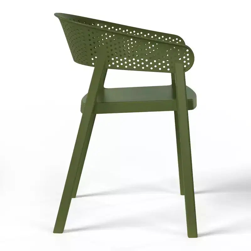Ensemble de table à manger de patio WestinTrends Playa 3 pièces en métal, pour l'intérieur et l'extérieur, avec chaises de patio empilables