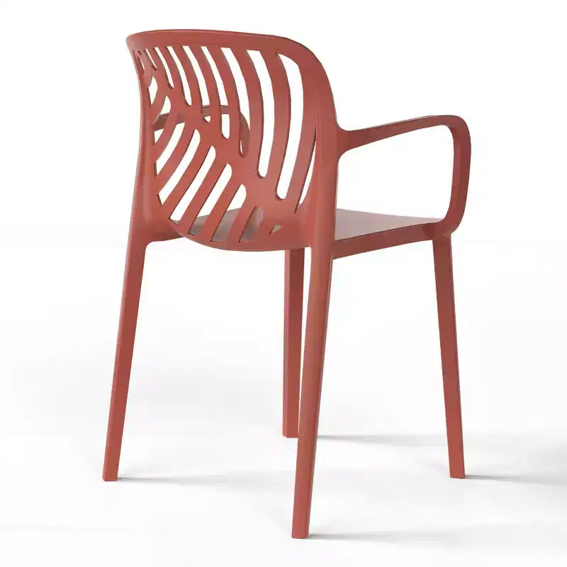Ensemble de salle à manger d'extérieur et d'intérieur 3 pièces en métal WestinTrends Playa avec chaises de terrasse empilables