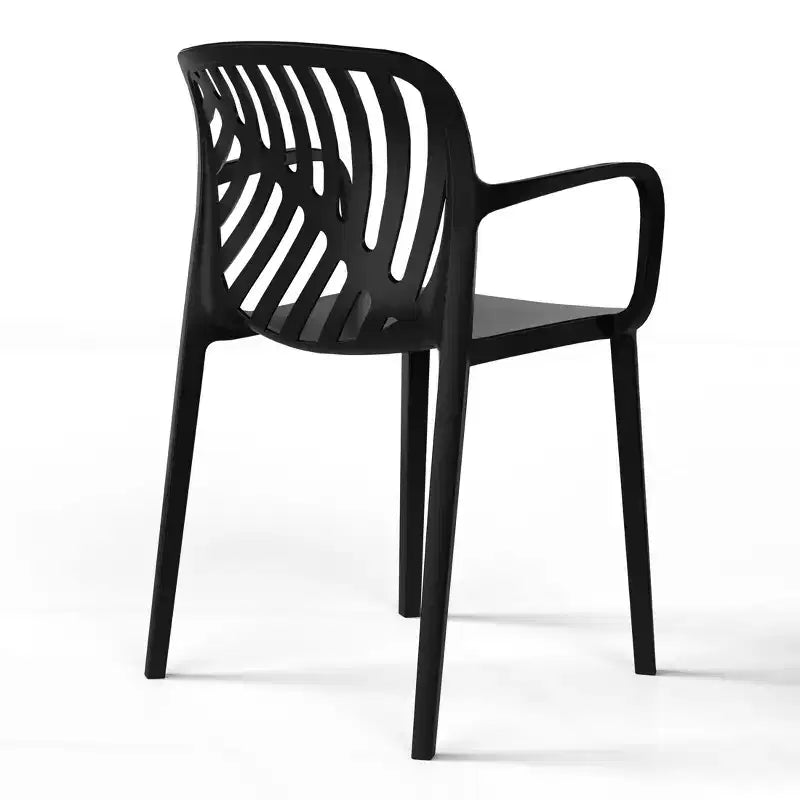 Ensemble de salle à manger d'extérieur et d'intérieur 3 pièces en métal WestinTrends Playa avec chaises de terrasse empilables