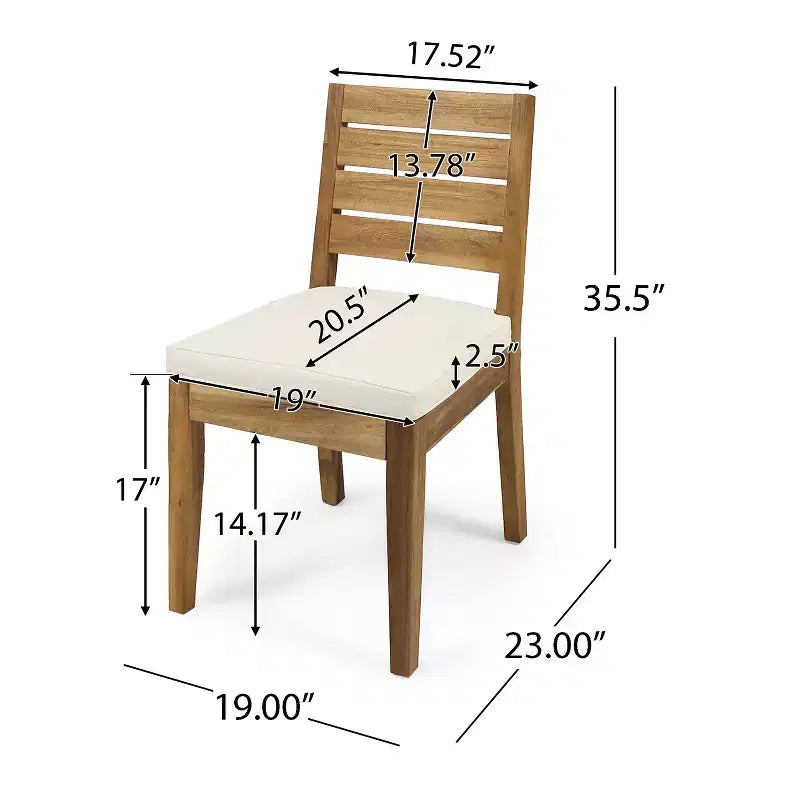 Ensemble de salle à manger d'extérieur rustique Christopher Knight Home Juliette 7 pièces en rotin et bois d'acacia à lattes avec coussins