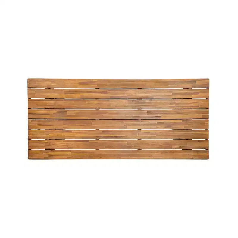 Ensemble de salle à manger d'extérieur rustique Christopher Knight Home Juliette 7 pièces en rotin et bois d'acacia à lattes avec coussins