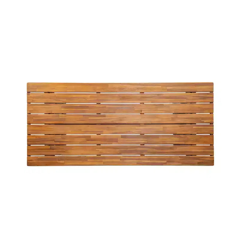 Christopher Knight Home Amara Ensemble de salle à manger d'extérieur rustique 6 pièces en bois d'acacia avec table à lattes en rotin et coussins