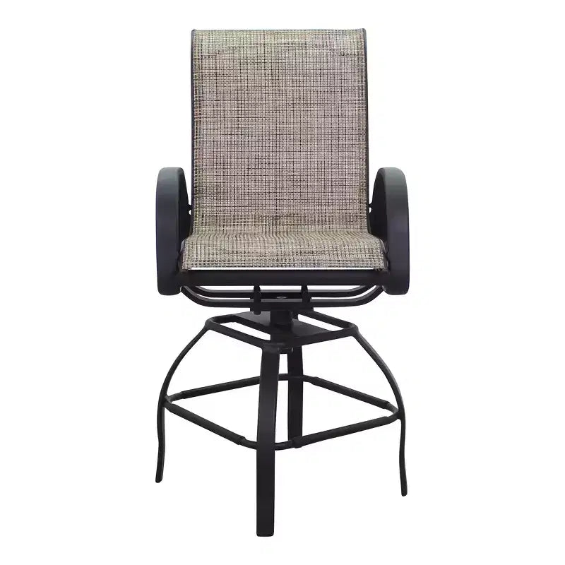 Ensemble repas de 5 pièces Courtyard Casual Santa Fe, hauteur balcon, comprenant une table de balcon de 48 po et quatre tabourets de balcon pivotants.