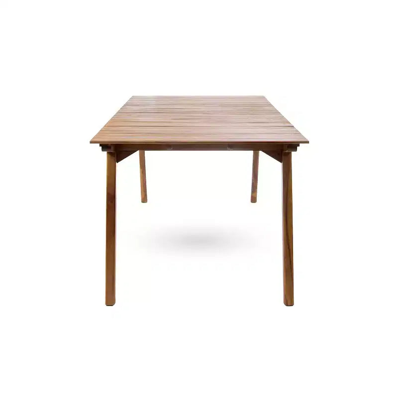 Ensemble de salle à manger 7 pièces Christopher Knight Home Saba en osier et bois d'acacia avec coussins