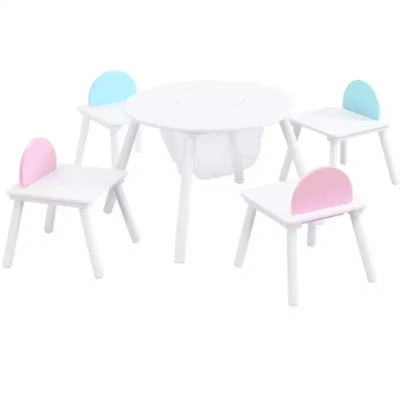 Table d'activités pour enfants avec 4 chaises