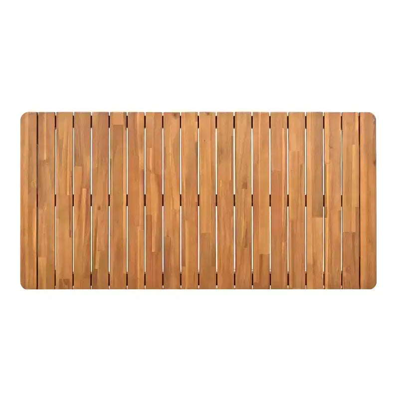 Christopher Knight Home Corin Ensemble de salle à manger d'extérieur rustique 7 pièces en bois d'acacia, corde tressée, table à lattes et coussins