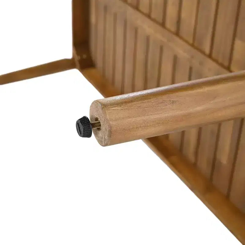 Christopher Knight Home Corin Ensemble de salle à manger d'extérieur rustique 7 pièces en bois d'acacia, corde tressée, table à lattes et coussins