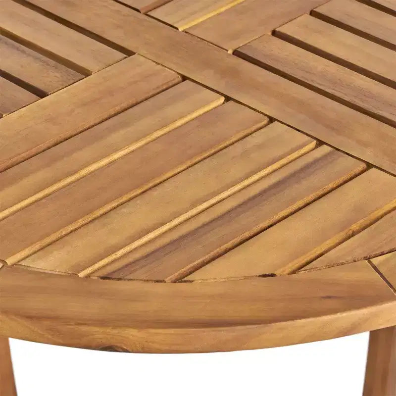 Christopher Knight Home Daisy Ensemble de salle à manger 3 pièces en bois d'acacia rustique avec chaises en osier