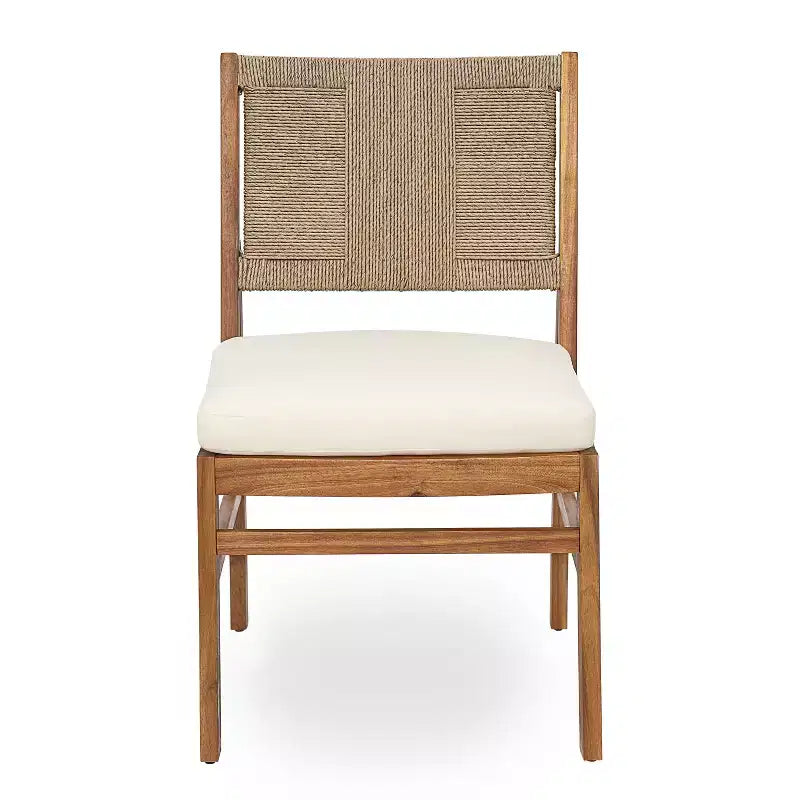 Christopher Knight Home Daisy Ensemble de salle à manger 3 pièces en bois d'acacia rustique avec chaises en osier