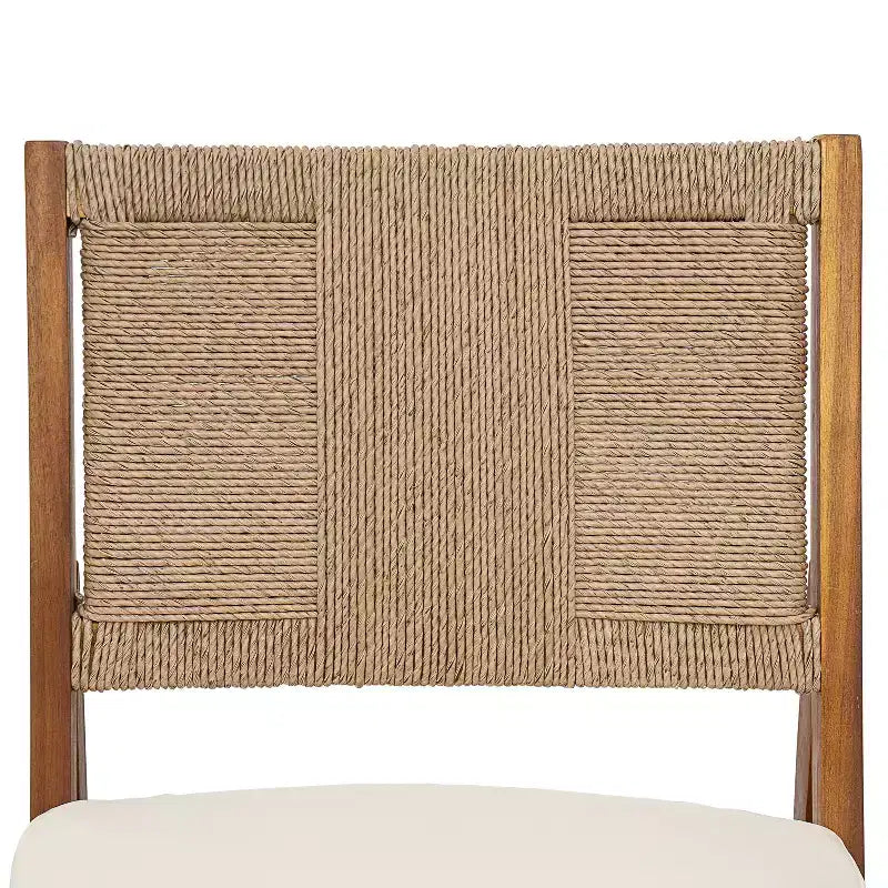 Christopher Knight Home Daisy Ensemble de salle à manger 3 pièces en bois d'acacia rustique avec chaises en osier