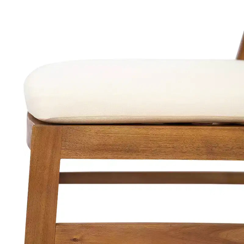 Christopher Knight Home Daisy Ensemble de salle à manger 3 pièces en bois d'acacia rustique avec chaises en osier