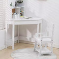 COZONY Kids Corner Desk and Chair Set, L-Shaped Study Table for Boys and Girls Ages 38