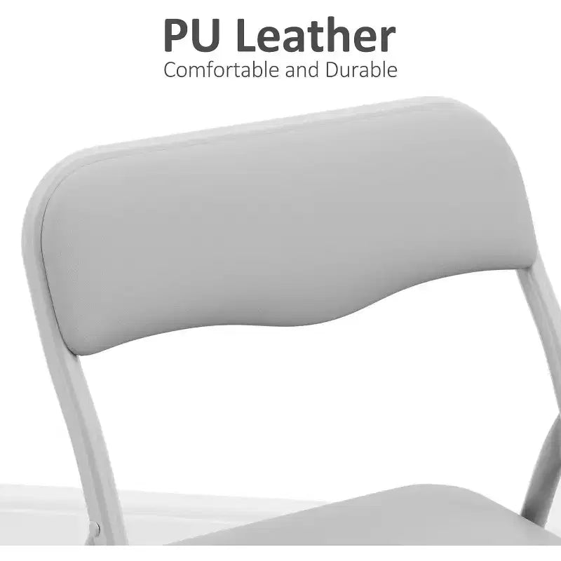 Ensemble table et deux chaises pliantes pour enfants, avec coussins en PU, facile à ranger, idéal pour les repas, la lecture et les jeux des enfants.