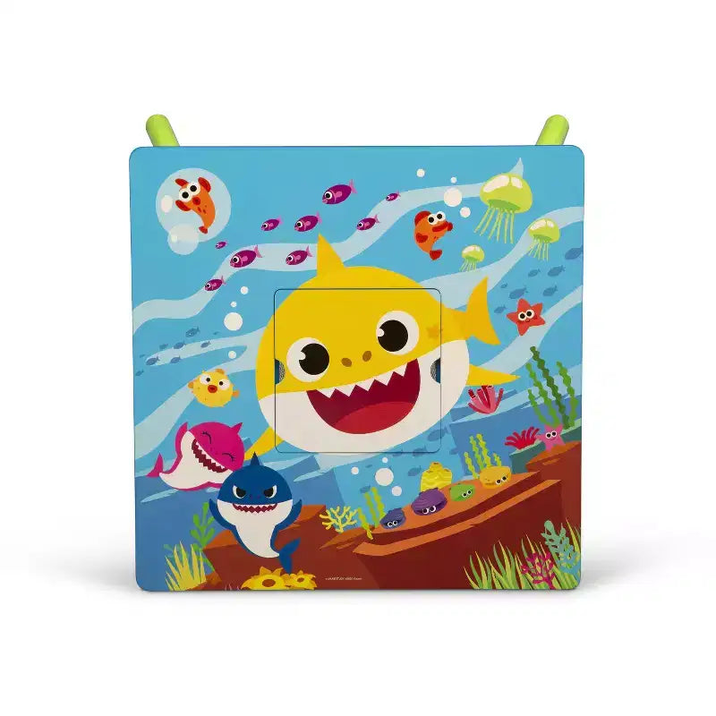 Table et 2 chaises pour enfants Baby Shark de Delta Children avec rangement