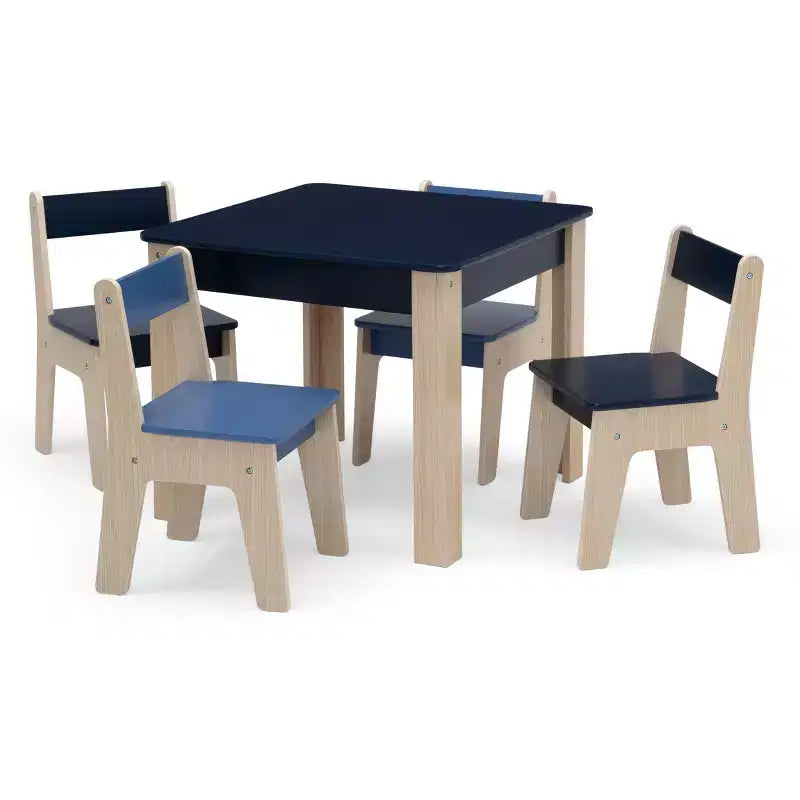 GapKids by Delta Children Kids Two-Tone Table and Chairs Set