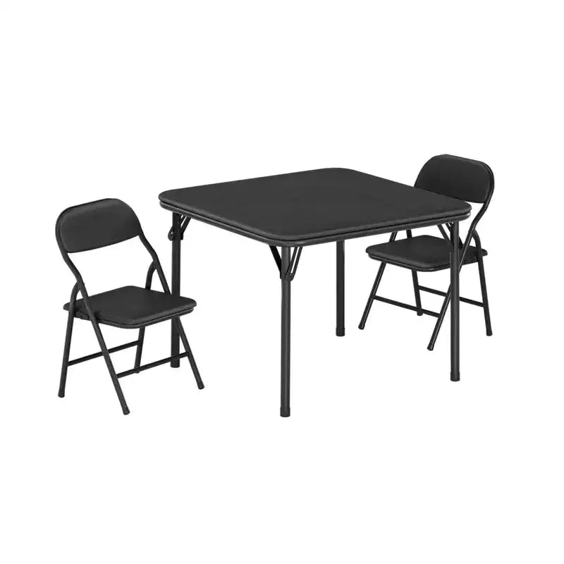 Ensemble table et chaises pliantes pour enfants GustoWave, ensemble table et chaises d'activités pour garçons et filles