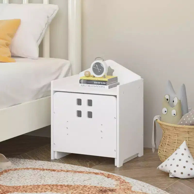 Table et chaise de sevrage Montessori Whisen Kids avec tableau noir et 3 hauteurs réglables pour enfants de 1 à 3 ans - Blanc