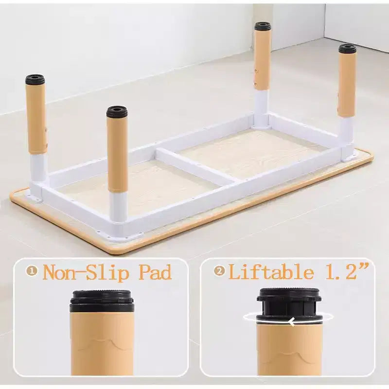 Table et 6 chaises pour enfants, table et 6 chaises pour tout-petits réglables en hauteur pour les 2-10 ans pour les activités manuelles et l'étude, plateau de table graffiti, pieds antidérapants