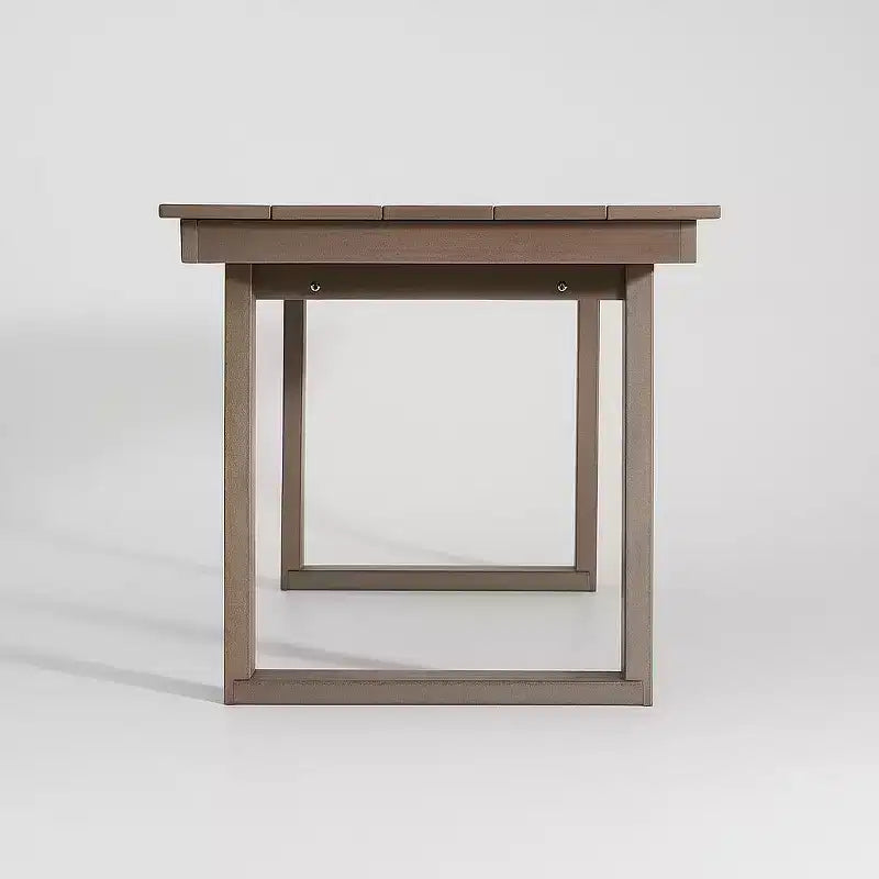 Ensemble de salle à manger d'extérieur rustique Luma 7 pièces GDFStudio