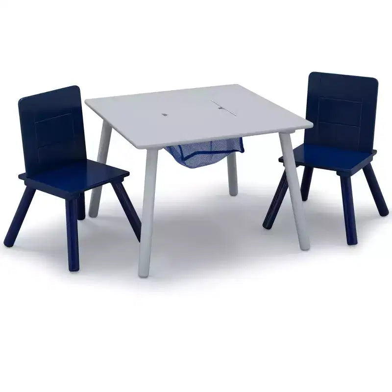 Table et 2 chaises pour enfants Delta Children avec rangement