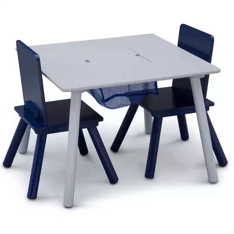 Table et 2 chaises pour enfants Delta Children avec rangement
