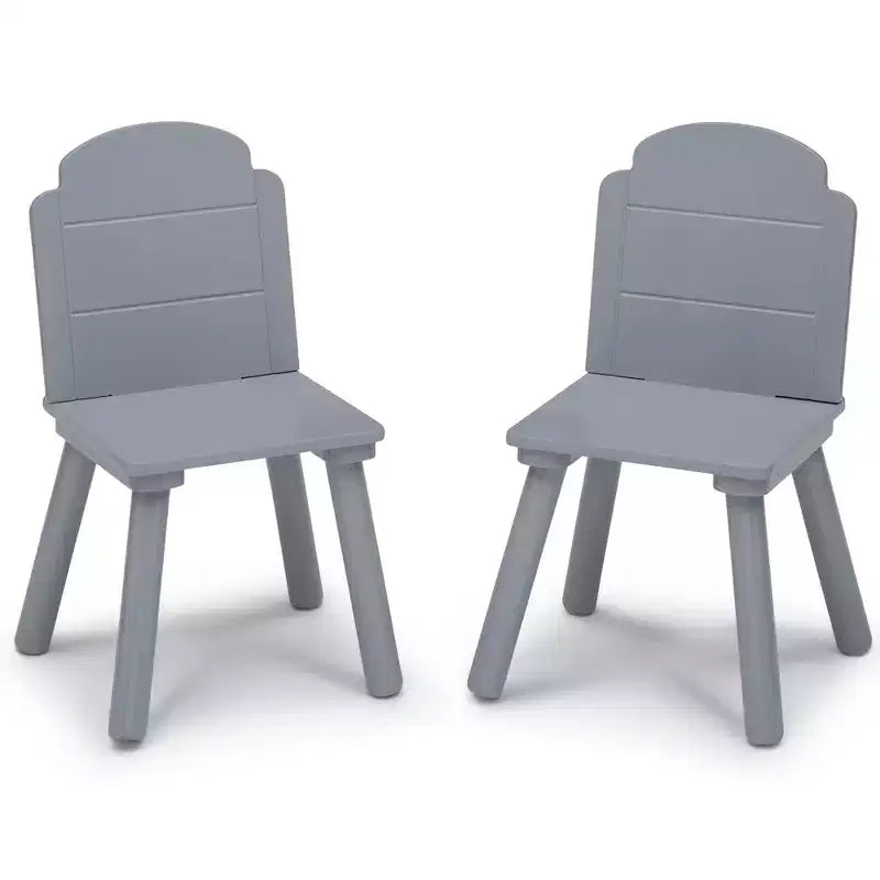 Ensemble table et 2 chaises pour enfants Delta avec rangement
