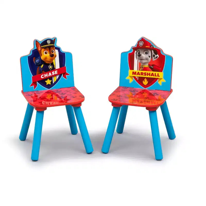 Ensemble table et chaises La Pat' Patrouille Delta Children avec rangement