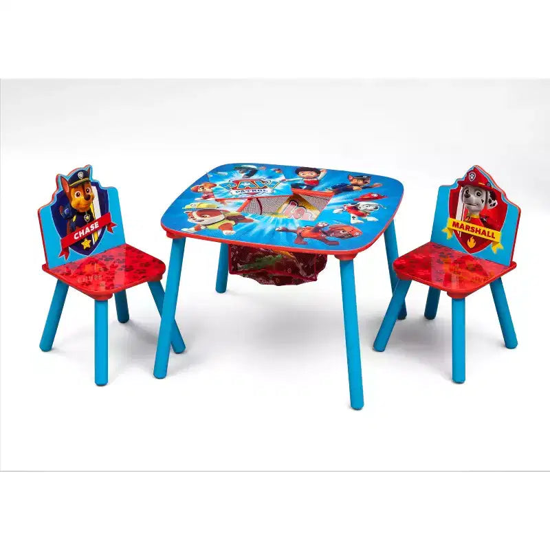 Ensemble table et chaises La Pat' Patrouille Delta Children avec rangement