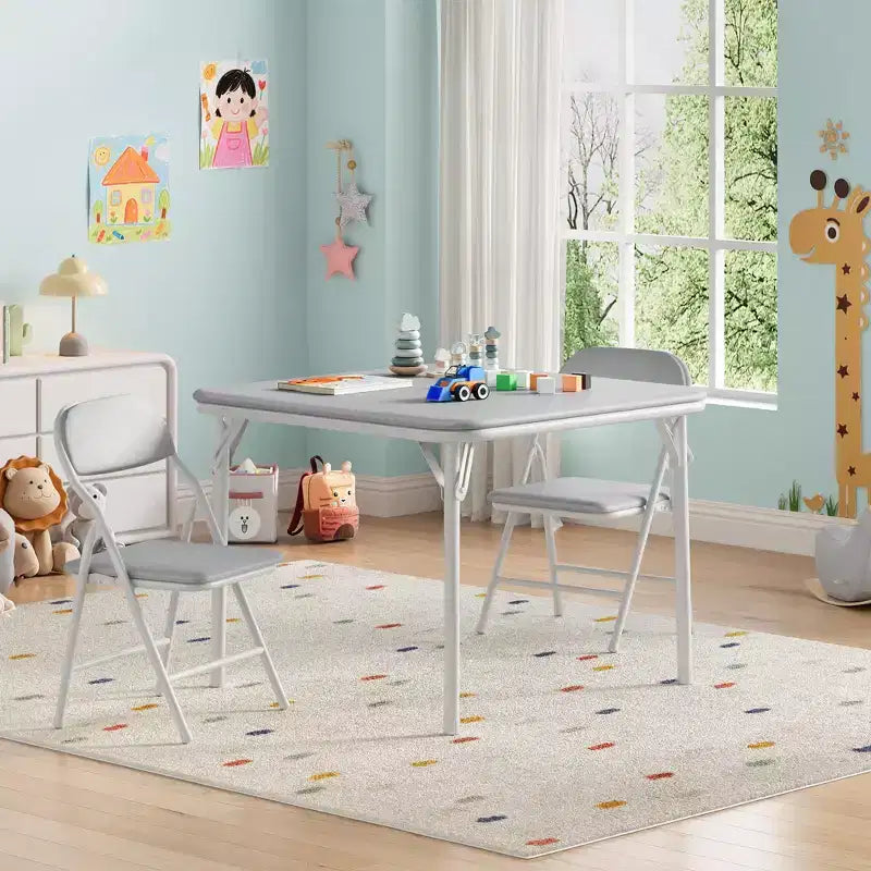 Ensemble table et chaises pliantes, ensemble table et chaises d'activités pour garçons et filles pour salle à manger, garderie, salles de classe