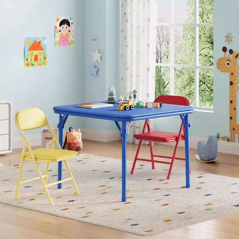 Ensemble table et chaises pliantes, ensemble table et chaises d'activités pour garçons et filles pour salle à manger, garderie, salles de classe
