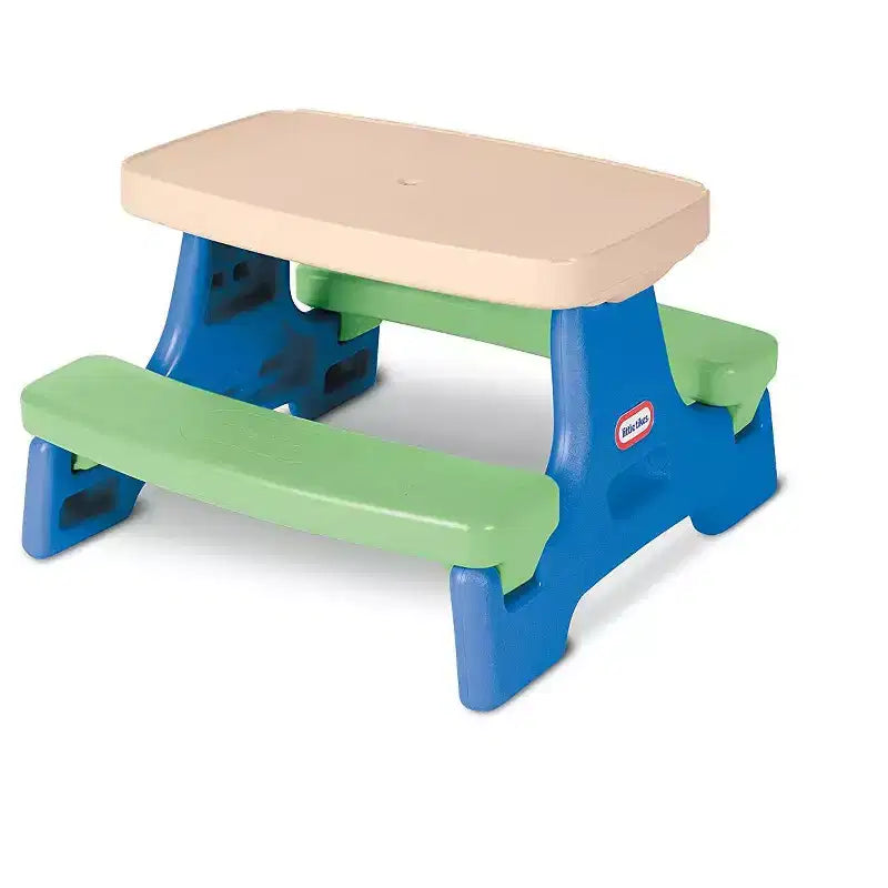 Table d'activités pour enfants HomeStock avec parasol, conception facile à ranger pour les tout-petits, jeu intérieur/extérieur
