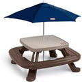 HomeStock Foldable Kids Picnic Table with Seats for 6, Portable Outdoor Play and Dining Table