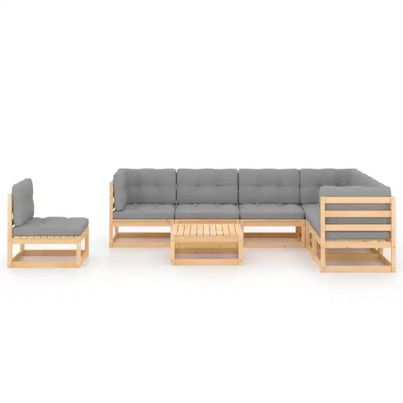 vidaXL Salon de jardin de salle à manger Extérieur Chaise avec coussins pour jardin