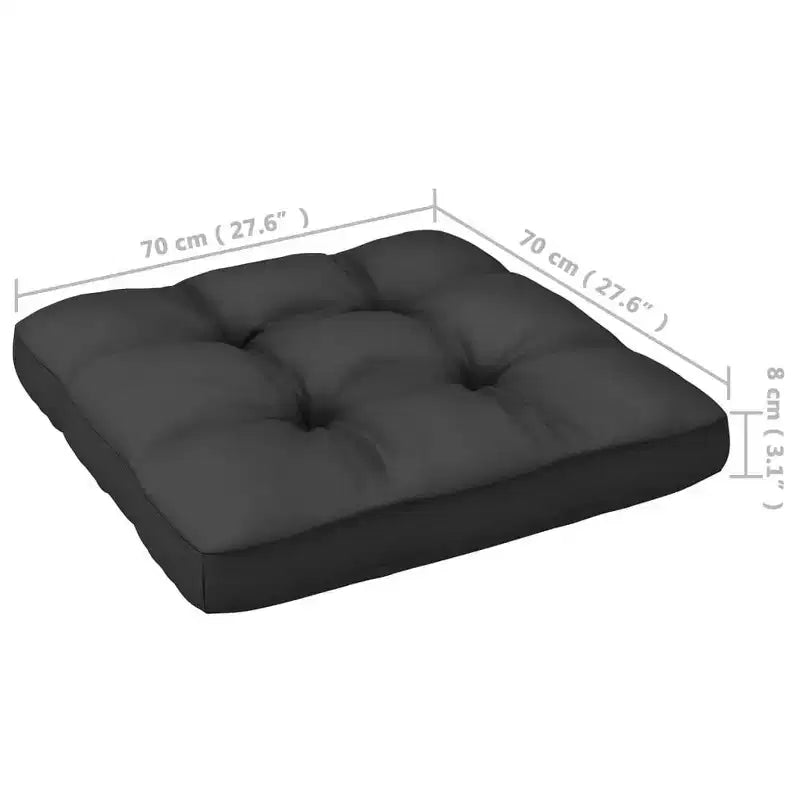 vidaXL Salon de jardin de salle à manger Extérieur Chaise avec coussins pour jardin