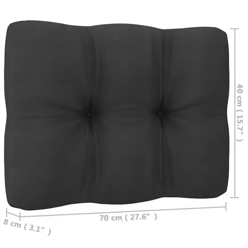 vidaXL Salon de jardin de salle à manger Extérieur Chaise avec coussins pour jardin