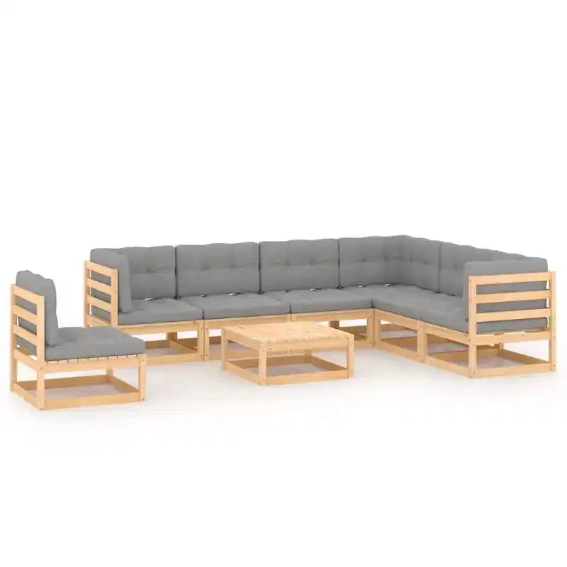 vidaXL Patio Dining Set Outdoor Dining Set Chair with Cushions for Garden