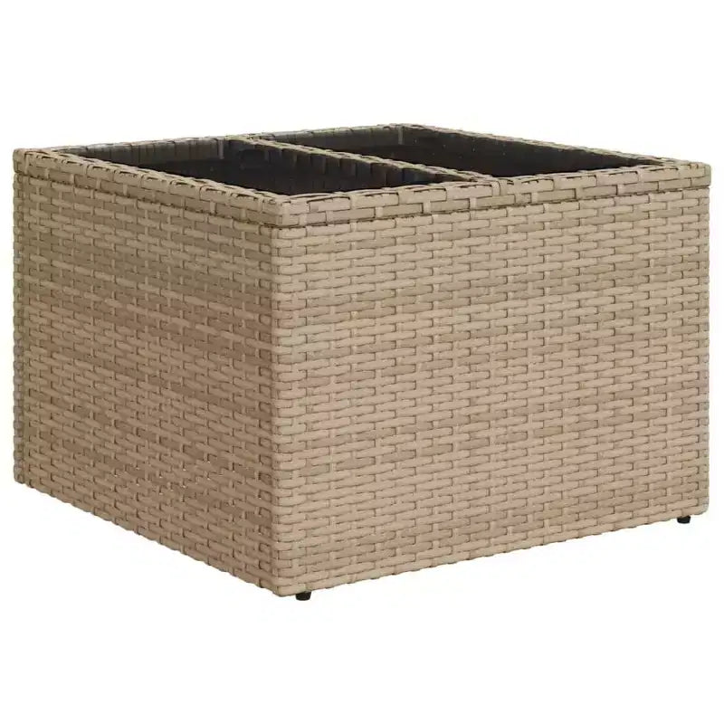vidaXL Salon de jardin 11 pièces avec coussins en rotin synthétique modulable