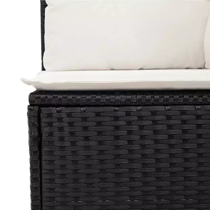 vidaXL Salon de jardin 6 pièces en résine tressée avec coussins