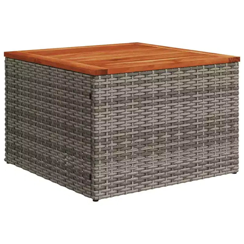 vidaXL Salon de jardin 9 pcs avec coussins résine tressée