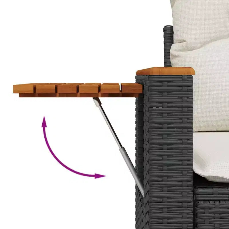 vidaXL Ensemble de canapé de jardin 10 pièces avec coussins, sectionnel d'extérieur en résine tressée, plusieurs couleurs/modèles