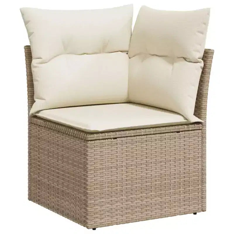 vidaXL Ensemble de canapé de jardin 10 pièces avec coussins, sectionnel d'extérieur en résine tressée, plusieurs couleurs/modèles